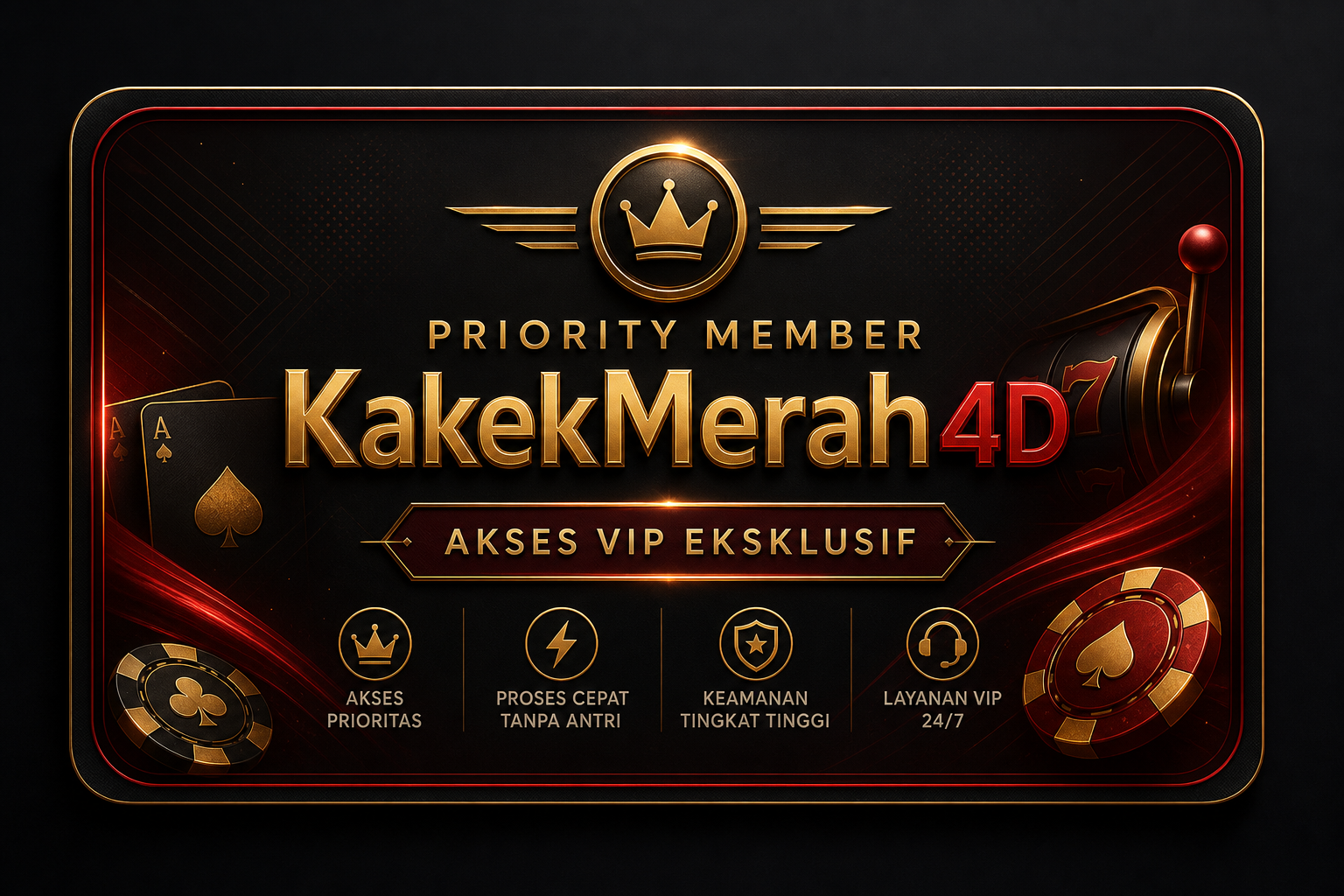 Paket Priority Member Kakekmerah4d - Akses VIP Eksklusif